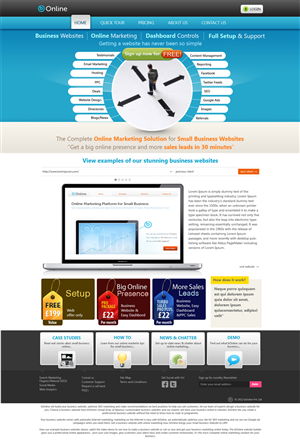 Web-Design von ShreejiAkshar für bOnline Ltd. | Design: #567441