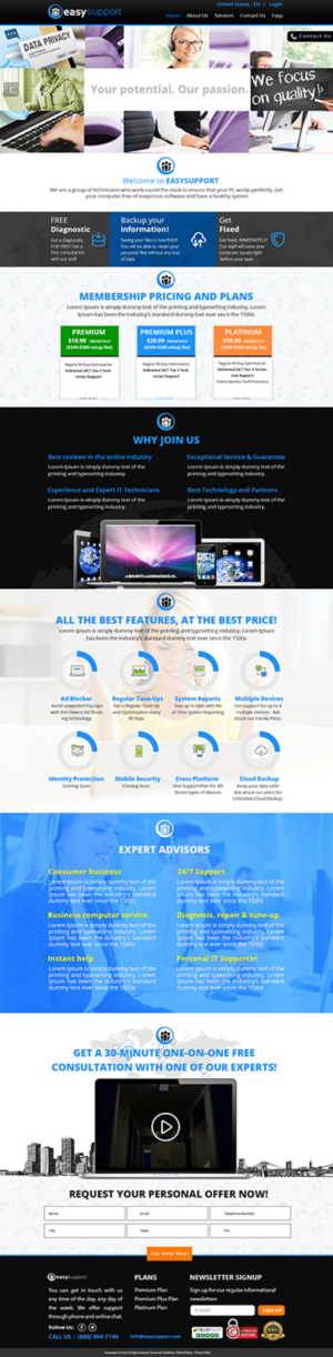 Web Design by Bright Star for Adlook Marketing Ltd. | Design: #14594175