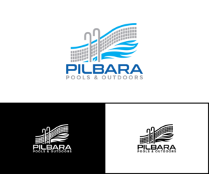 Logo Design by MoonFeather for Pilbara Pools & Outdoor | Design: #14592591