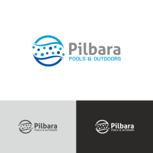 Logo Design by webeezine for Pilbara Pools & Outdoor | Design: #14588638