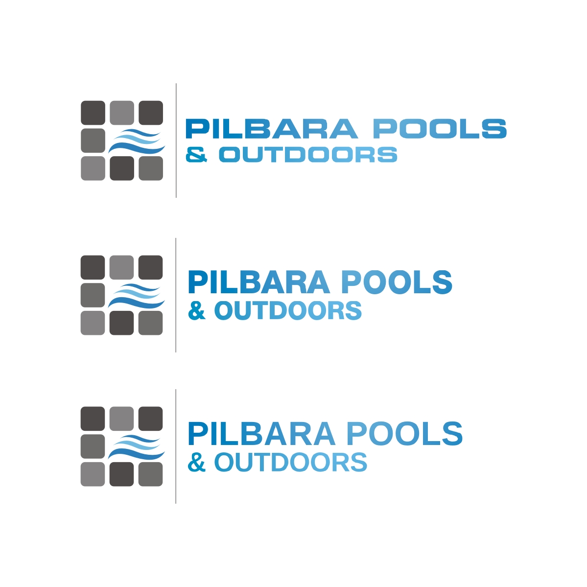Diseño de Logo por webeezine para Pilbara Pools & Outdoor | Diseño #14652940