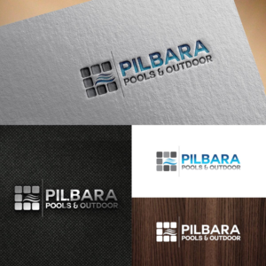 Logo Design by webeezine for Pilbara Pools & Outdoor | Design: #14719209