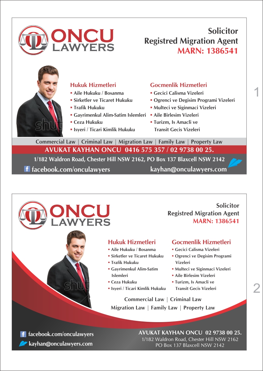 Newspaper Ad Design by Savitra for Oncu Lawyers | Design #14589421