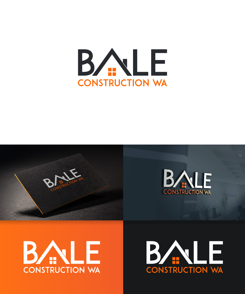 Logo Design by Sergio Coelho for Bale Construction wa | Design #14651906