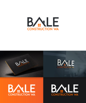 Logo Design by Sergio Coelho for Bale Construction wa | Design: #14651906