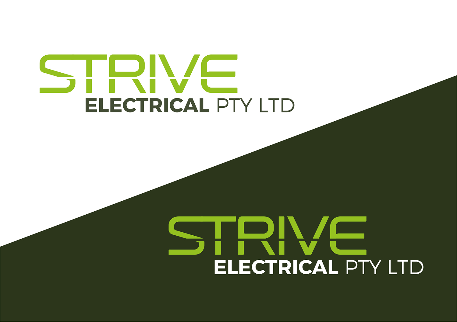 Logo Design by Channel Studio for Strive Electrical | Design #14684299