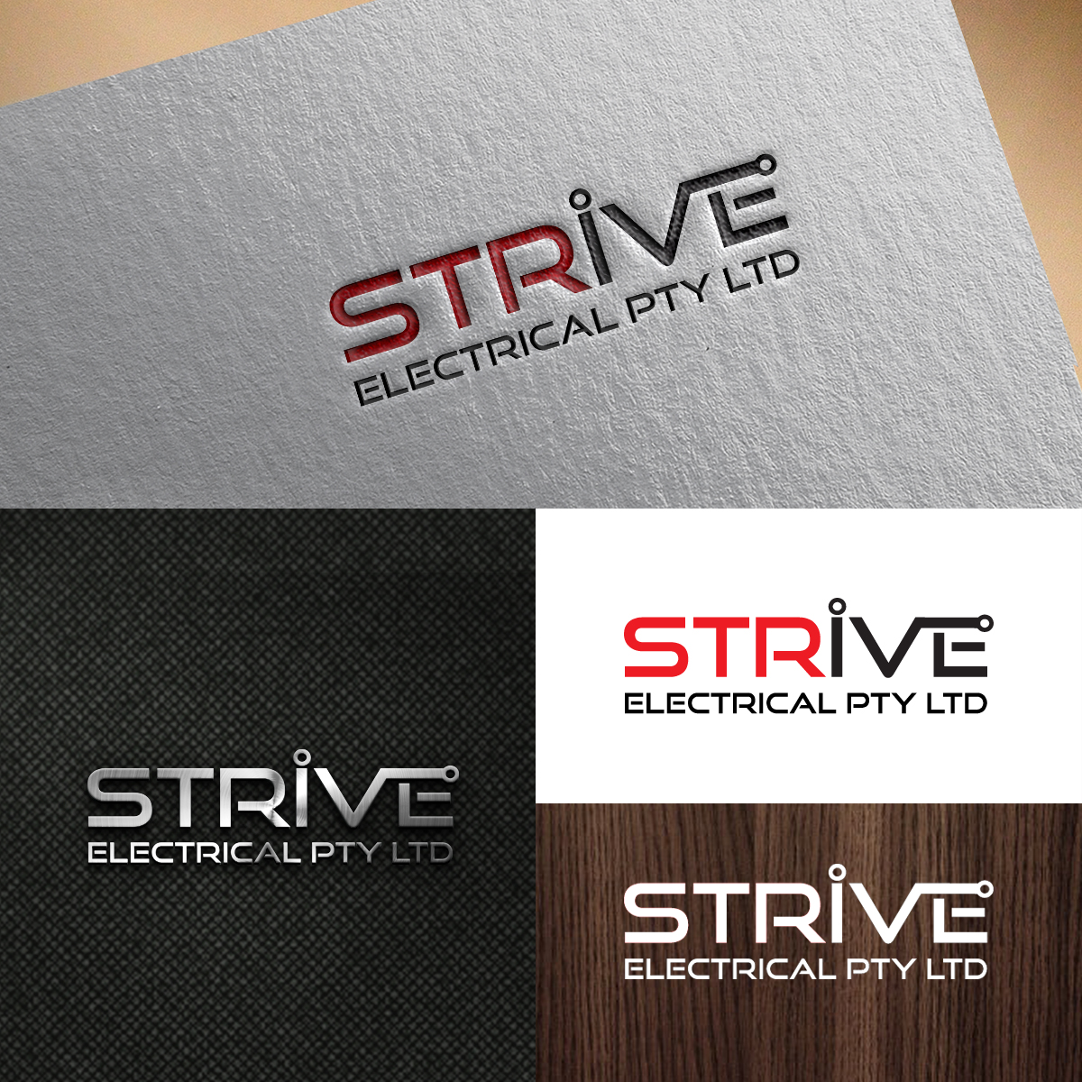 Logo Design by webeezine for Strive Electrical | Design #14591605