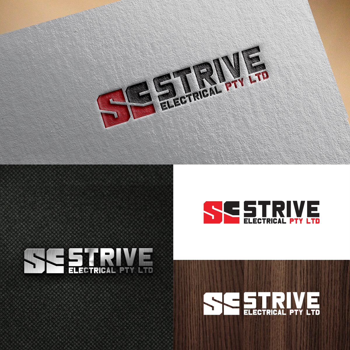 Logo Design by webeezine for Strive Electrical | Design #14591610