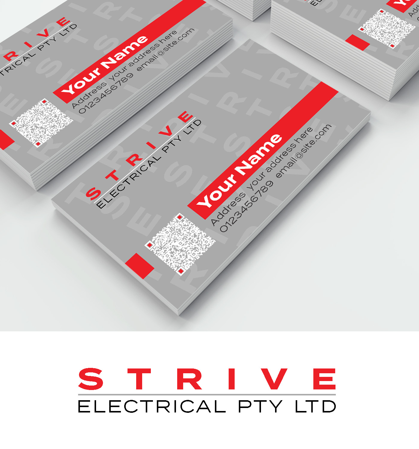 Logo-Design von A t t i l a für Strive Electrical | Design #14622307