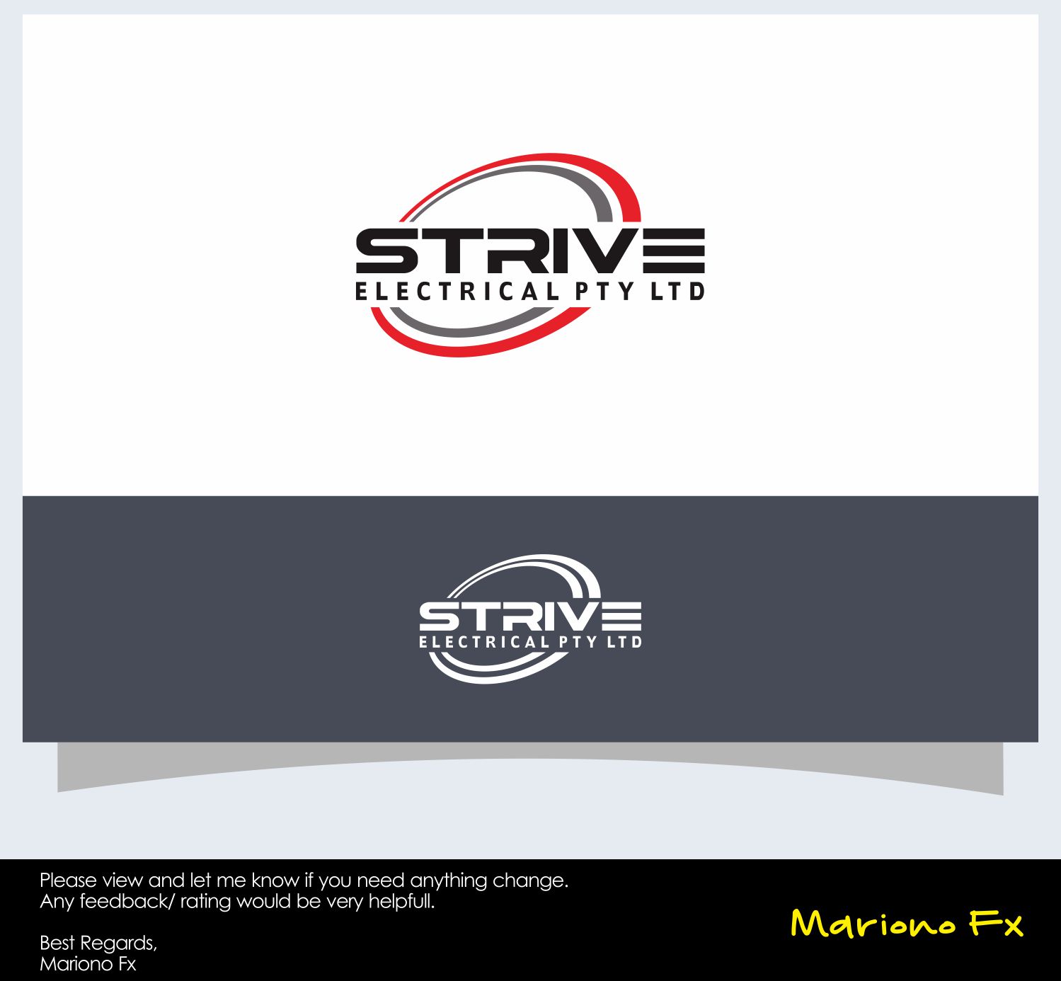 Diseño de Logo por Mariono Fx para Strive Electrical | Diseño #14670257