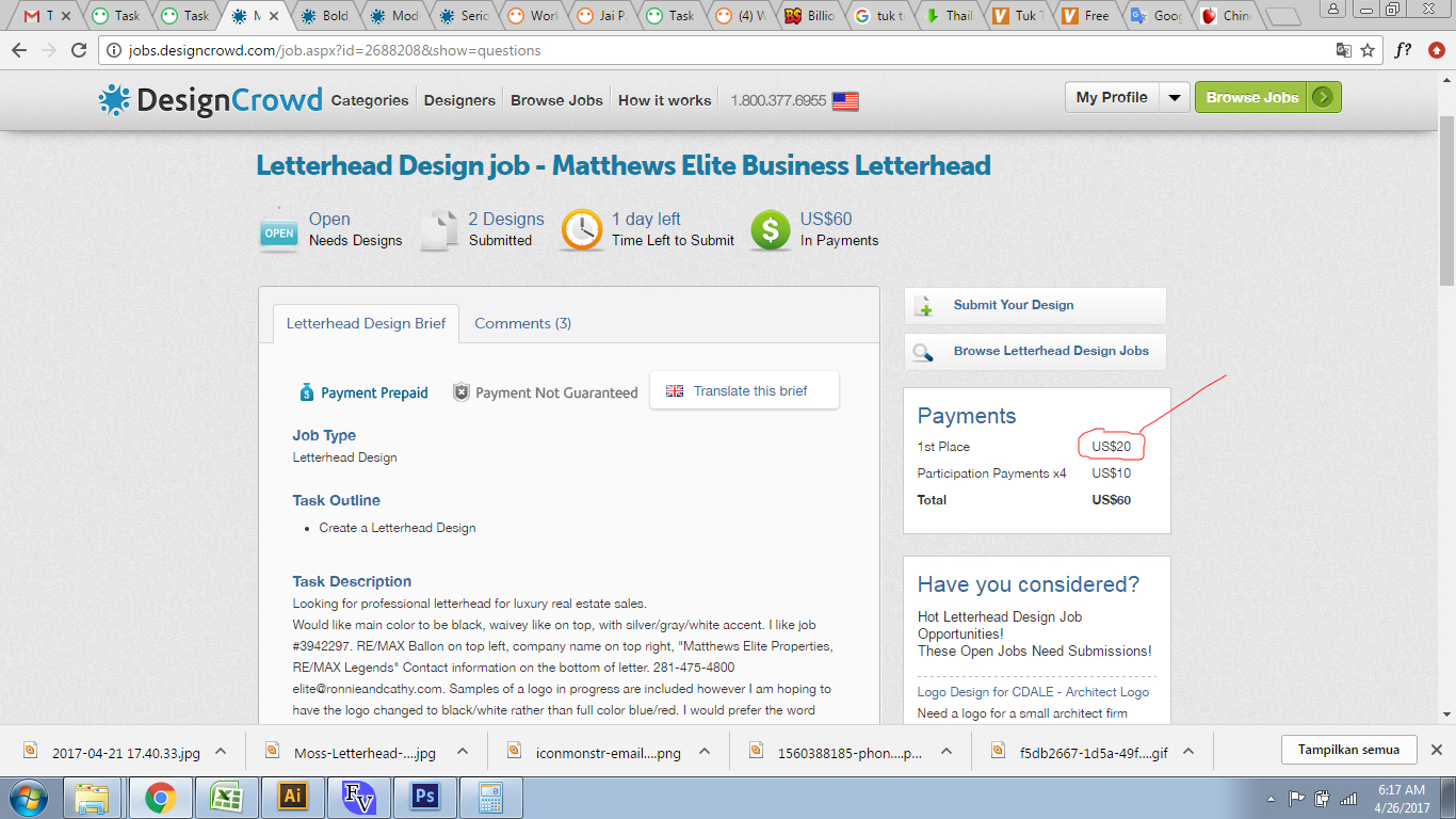 Briefkopf-Design von Priyo Subarkah für Matthews Elite, RE/MAX Legends | Design #14582557