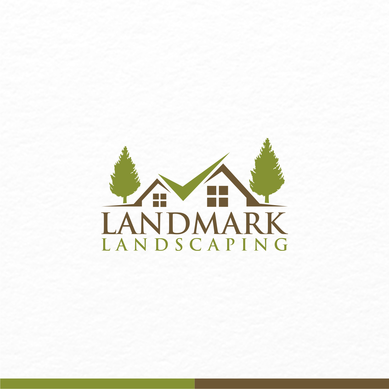 Logo Design by OwlStudios for Landmark Landscaping | Design #14583094