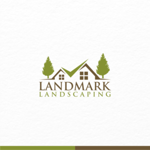 Logo Design by OwlStudios for Landmark Landscaping | Design: #14583094