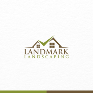 Logo Design by OwlStudios for Landmark Landscaping | Design: #14583095