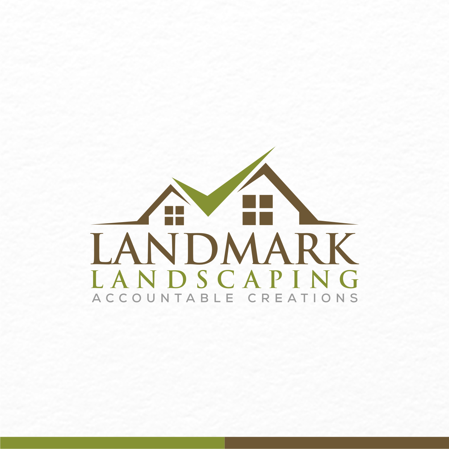 Logo Design by OwlStudios for Landmark Landscaping | Design #14605221