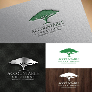 Logo Design by webeezine for Landmark Landscaping | Design: #14588350
