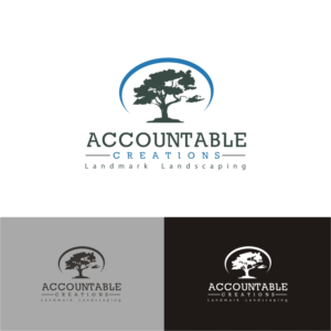 Logo Design by webeezine for Landmark Landscaping | Design: #14607888