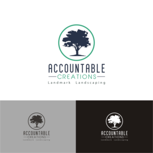 Logo Design by webeezine for Landmark Landscaping | Design: #14607889