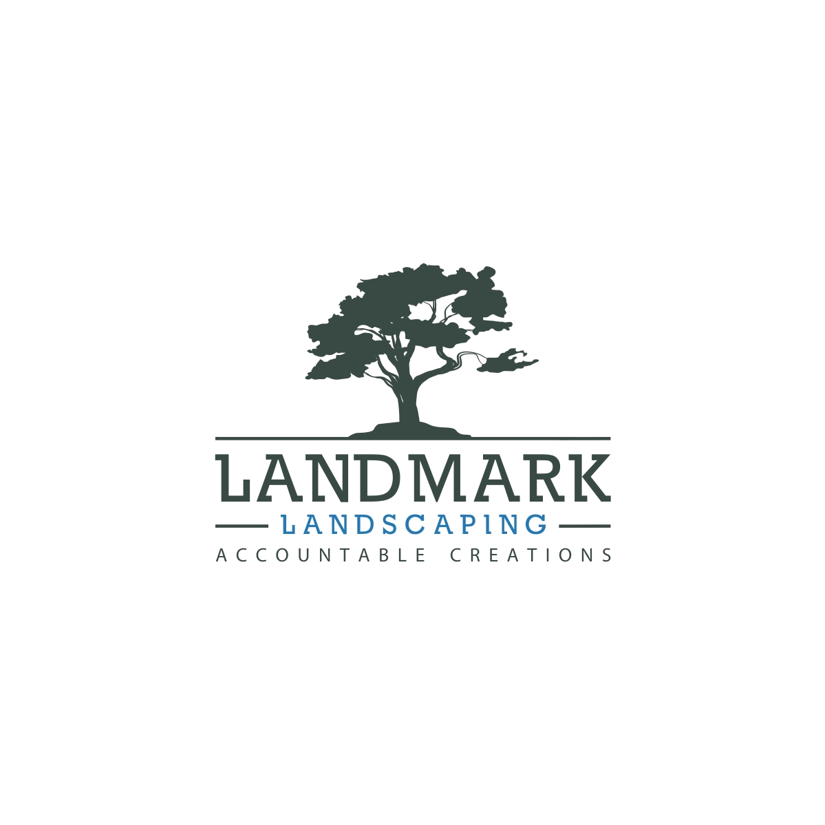 Logo Design by webeezine for Landmark Landscaping | Design #14621575