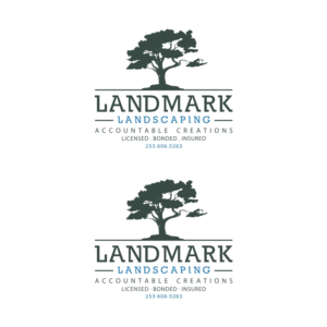 Logo Design by webeezine for Landmark Landscaping | Design: #14638951