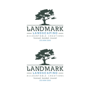 Logo Design by webeezine for Landmark Landscaping | Design: #14638952