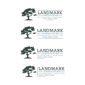 Logo Design by webeezine for Landmark Landscaping | Design: #14643240