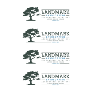 Logo Design by webeezine for Landmark Landscaping | Design: #14650937
