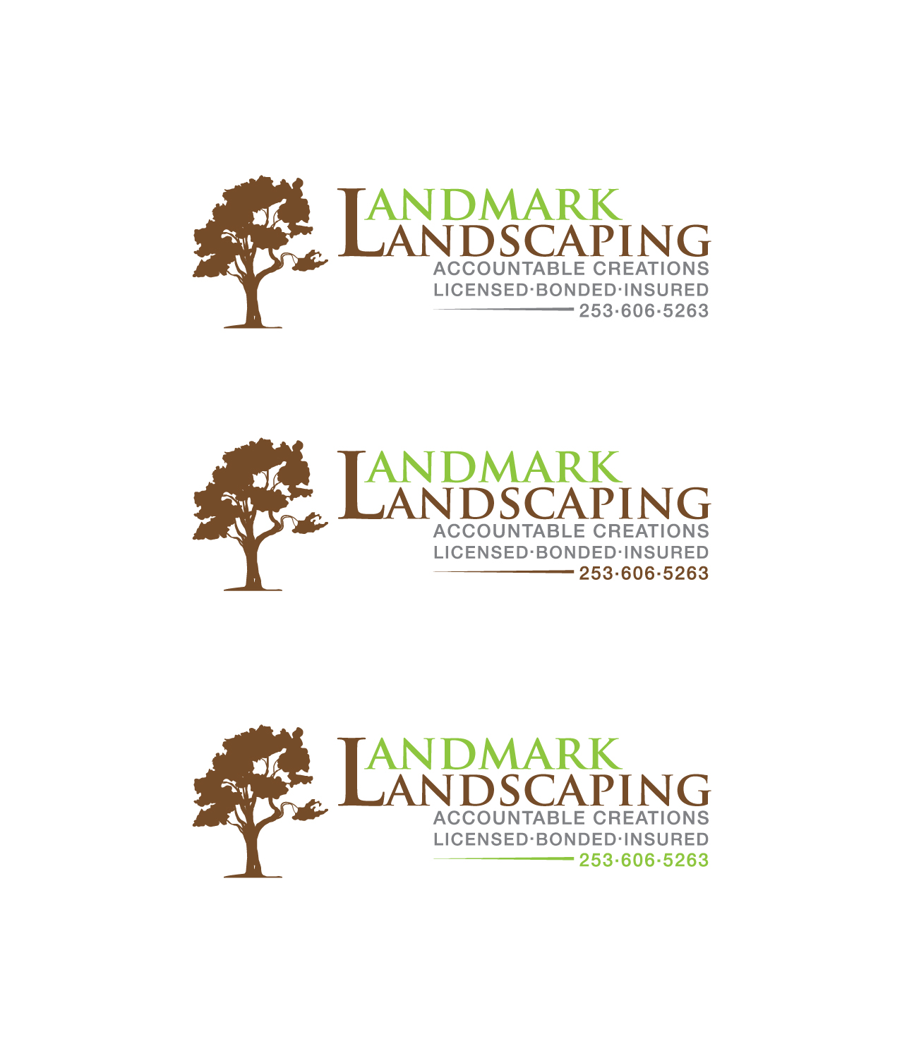 Logo Design by srinup9492 for Landmark Landscaping | Design: #14632196