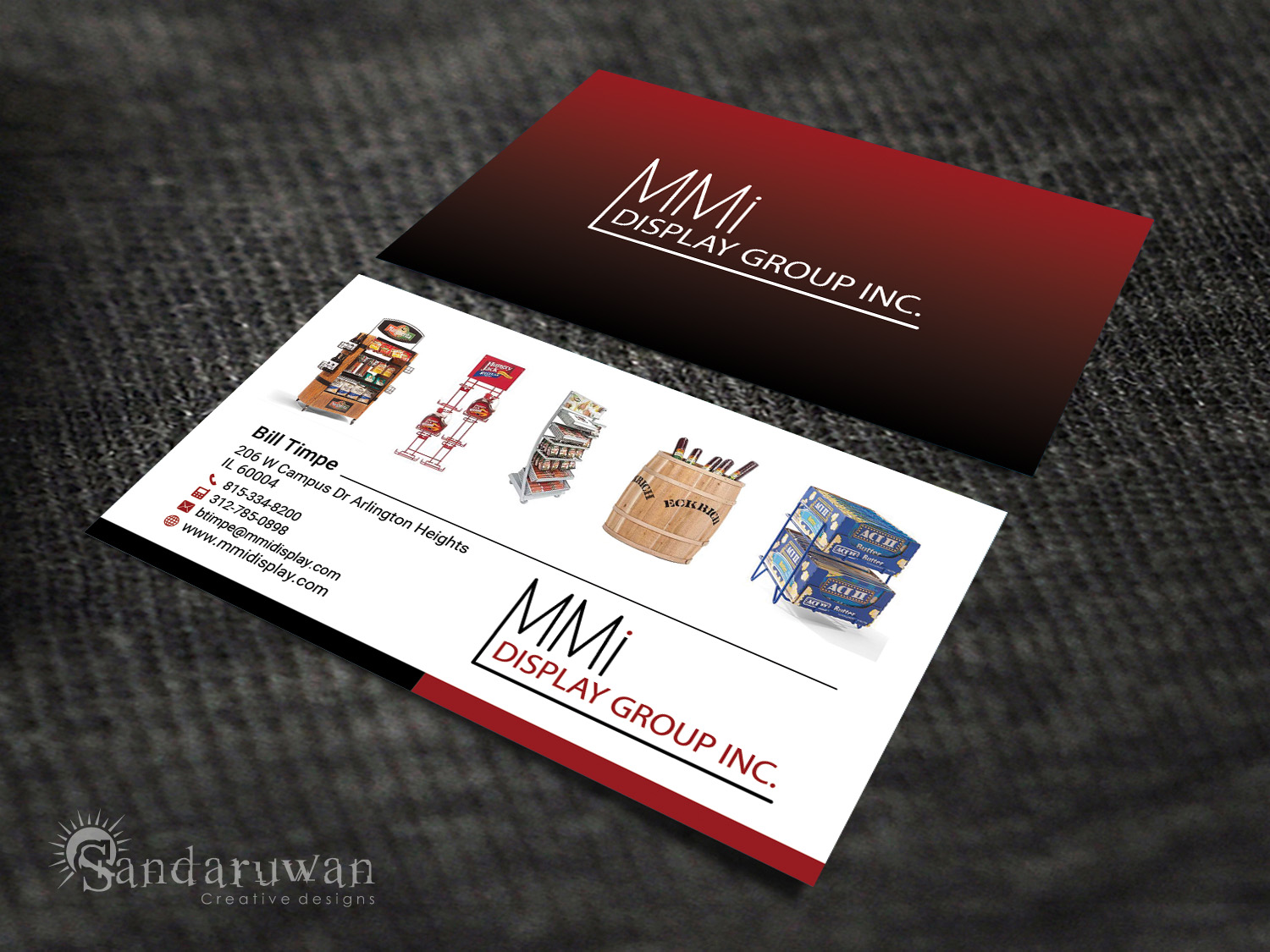 Business Card Design by Sandaruwan for MMI DISPLAY GROUP, INC. | Design #14592849