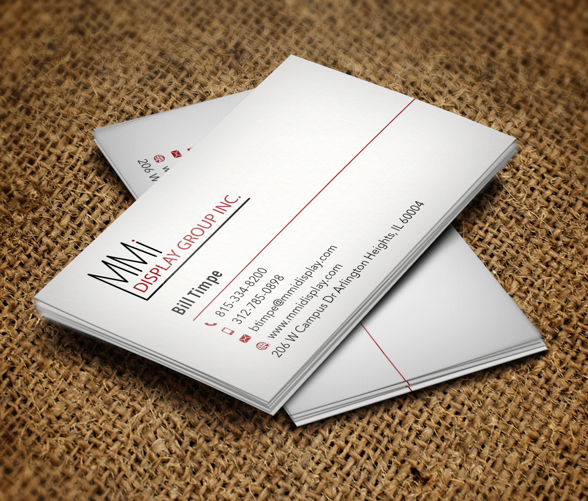 Business Card Design by Verified artistry for MMI DISPLAY GROUP, INC. | Design #14606986