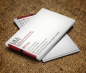 Business Card Design by Verified artistry for MMI DISPLAY GROUP, INC. | Design: #14606987