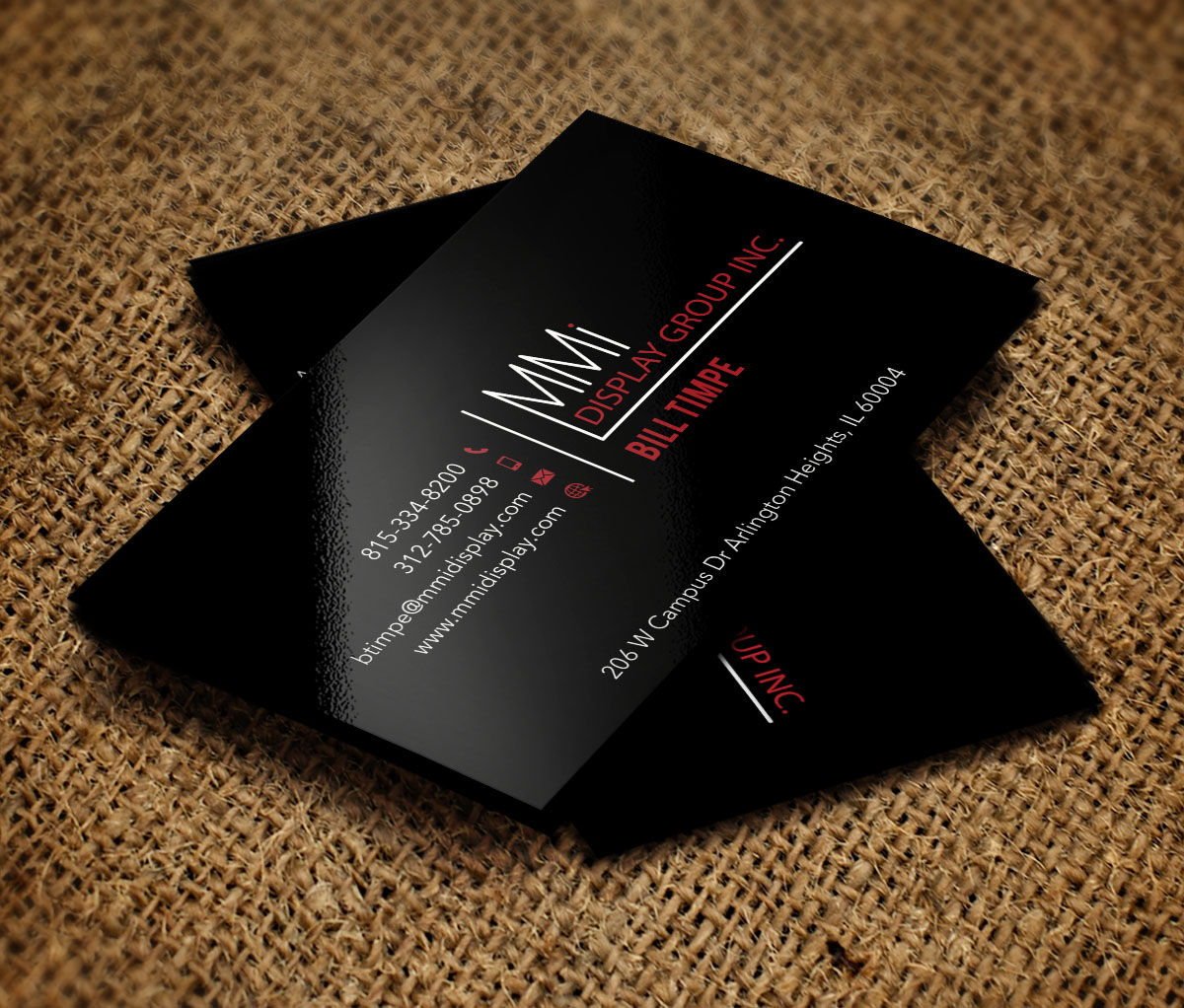 Business Card Design by Verified artistry for MMI DISPLAY GROUP, INC. | Design #14607056