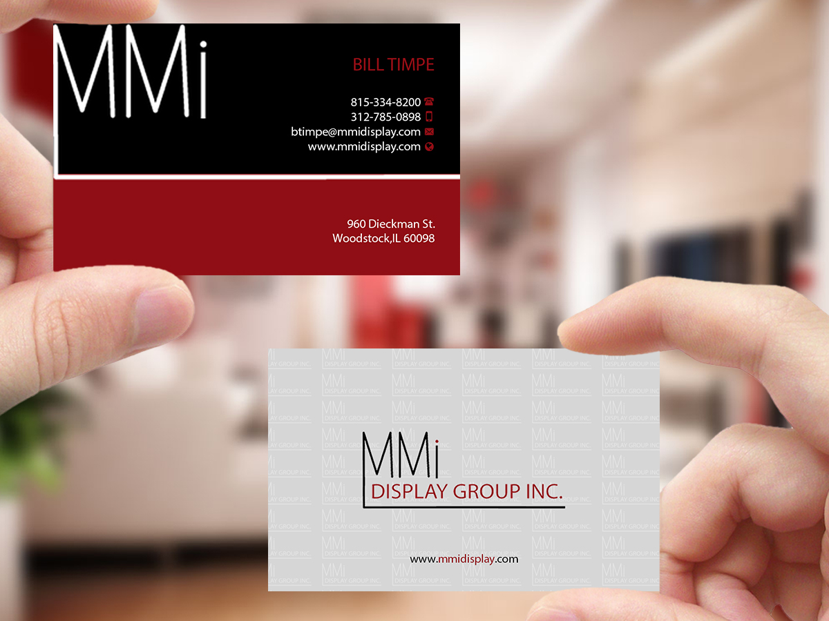 Business Card Design by Creations Box 2015 for MMI DISPLAY GROUP, INC. | Design #14594150