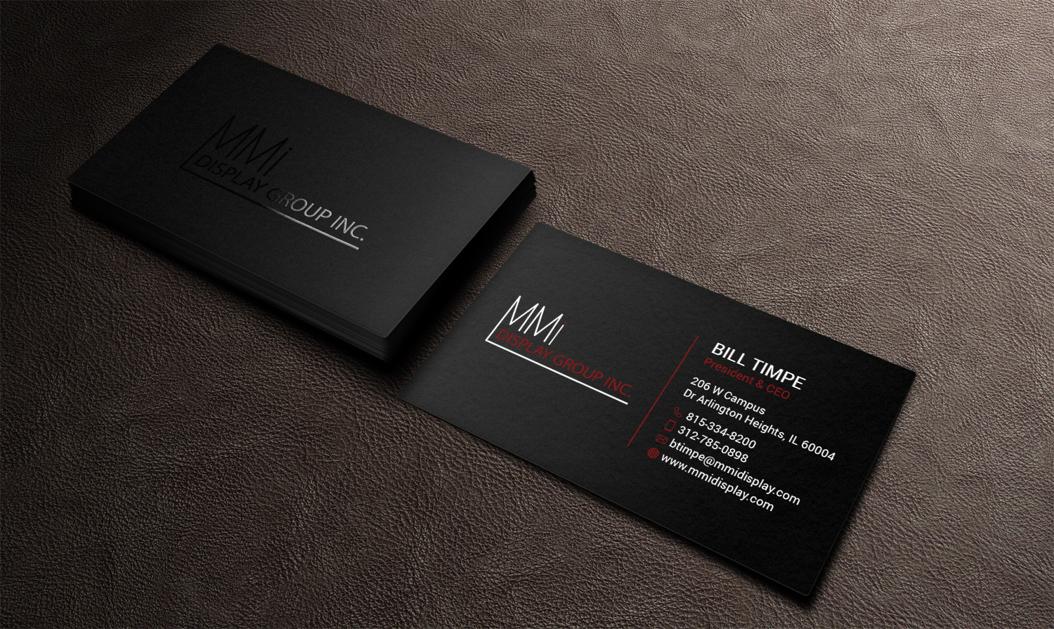 Design de Carte de Visite par Sky007 pour MMI DISPLAY GROUP, INC. | Design #14587547