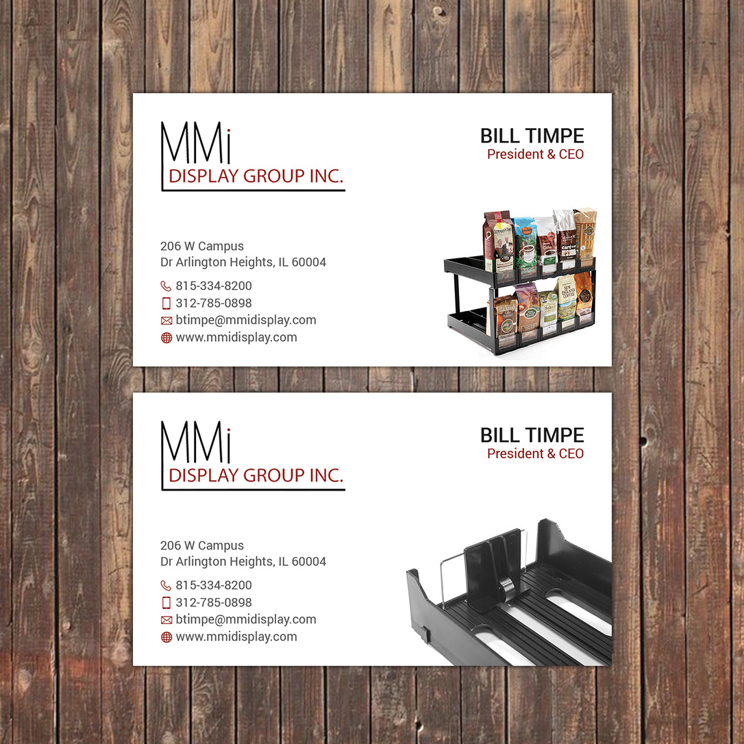 Business Card Design by Sky007 for MMI DISPLAY GROUP, INC. | Design #14587624
