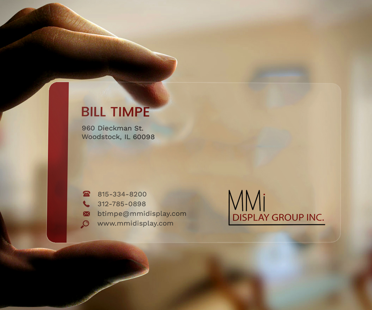 Design de Carte de Visite par Graphic Flame pour MMI DISPLAY GROUP, INC. | Design #14590680