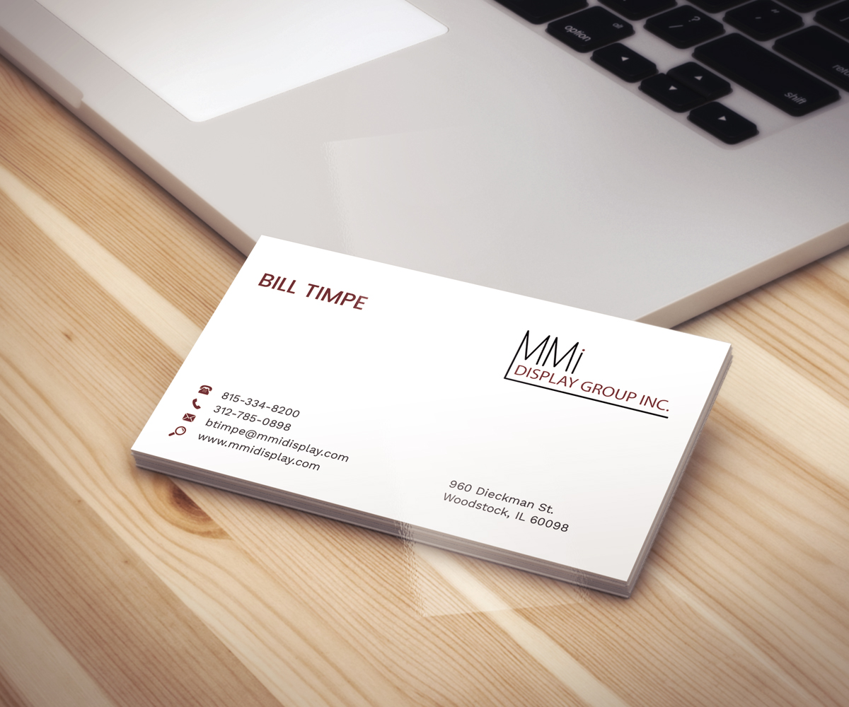 Design de Carte de Visite par Graphic Flame pour MMI DISPLAY GROUP, INC. | Design #14590681