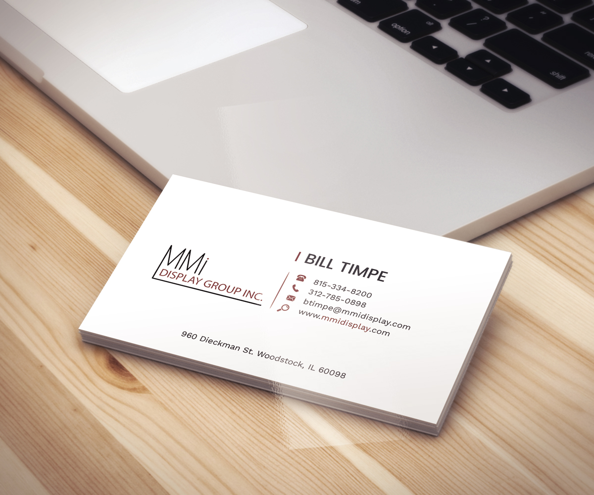 Business Card Design by Graphic Flame for MMI DISPLAY GROUP, INC. | Design #14590702