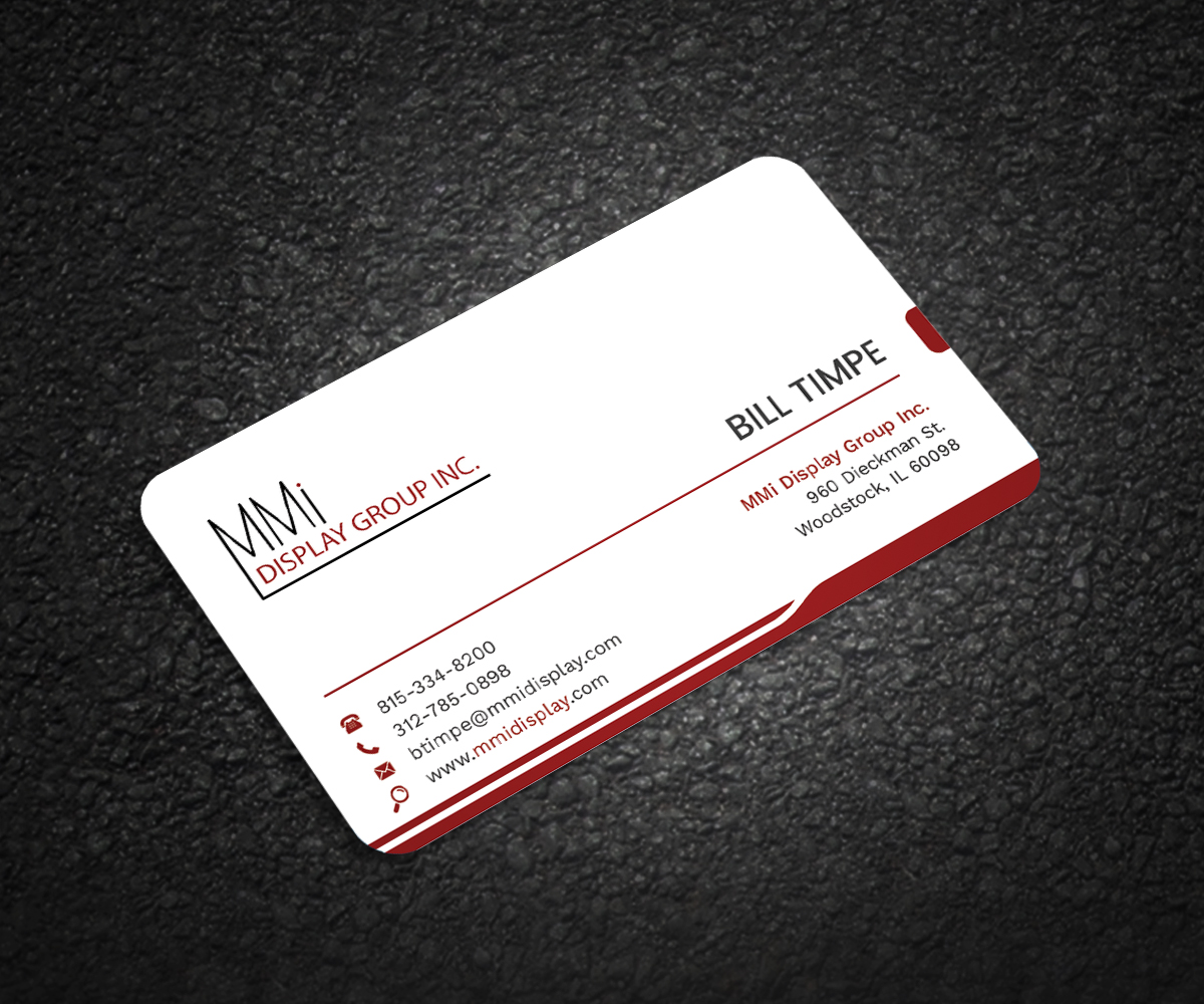 Business Card Design by Graphic Flame for MMI DISPLAY GROUP, INC. | Design #14590713