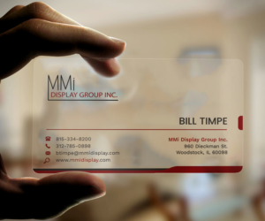 Business Card Design by Graphic Flame for MMI DISPLAY GROUP, INC. | Design: #14590715