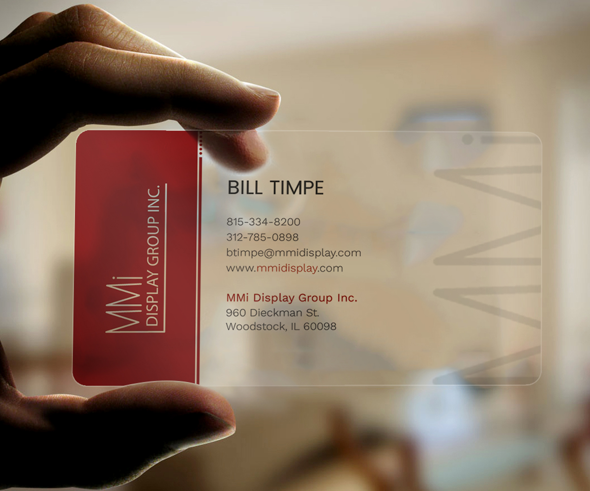 Business Card Design by Graphic Flame for MMI DISPLAY GROUP, INC. | Design #14590725