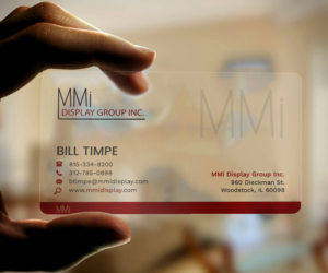 Business Card Design by Graphic Flame for MMI DISPLAY GROUP, INC. | Design: #14590726