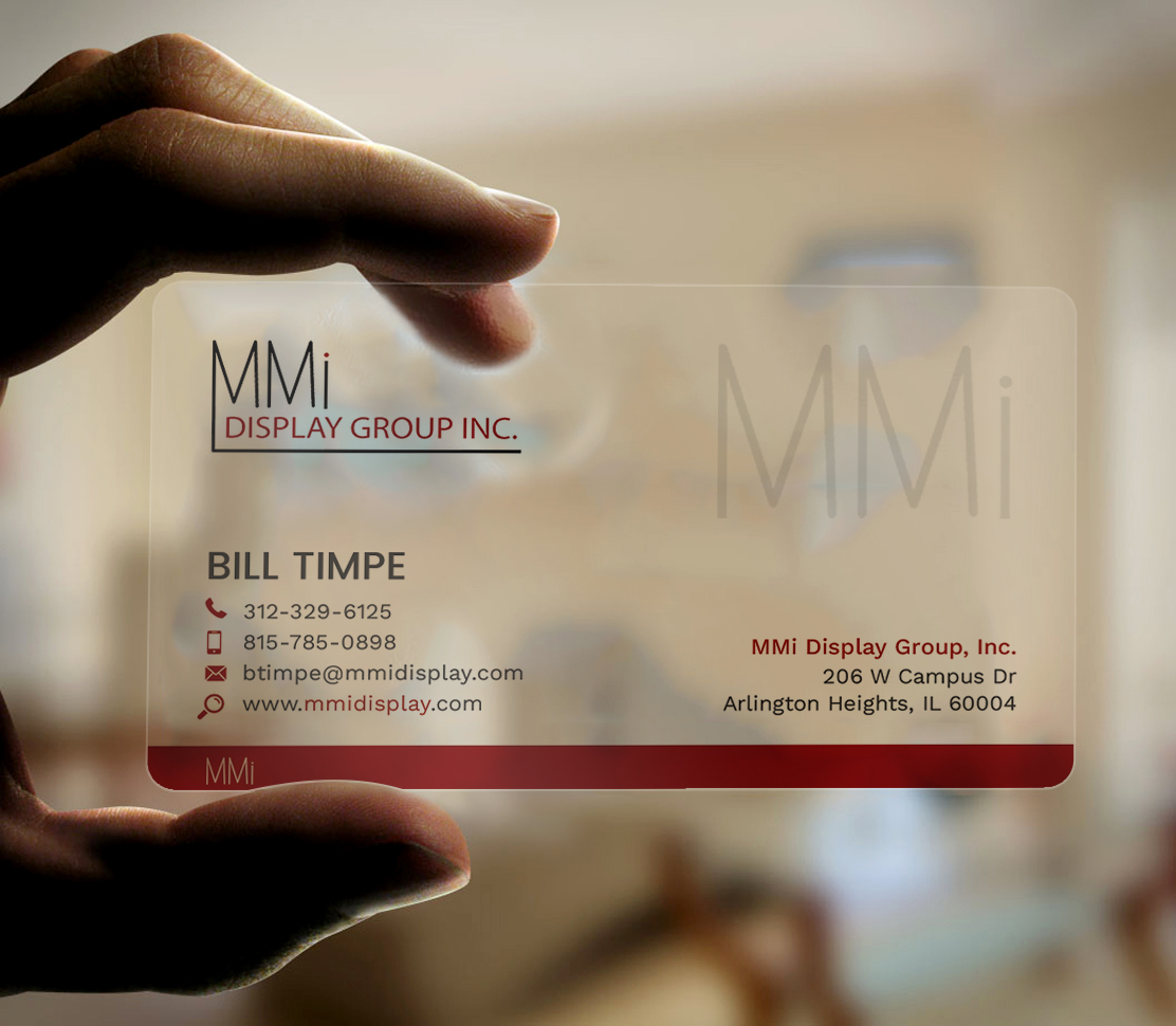 Design de Carte de Visite par Graphic Flame pour MMI DISPLAY GROUP, INC. | Design #14635662