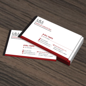 Business Card Design by webeezine for MMI DISPLAY GROUP, INC. | Design: #14588136
