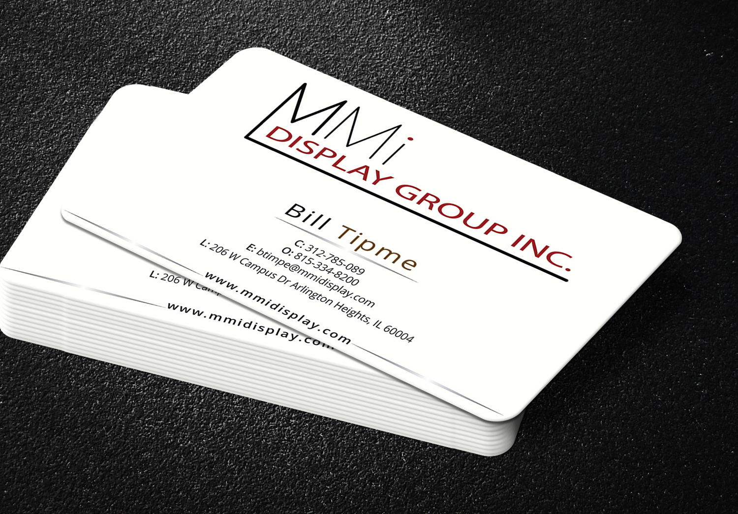 Diseño de Tarjeta de Presentación por Fardinkhan194 para MMI DISPLAY GROUP, INC. | Diseño #14613083