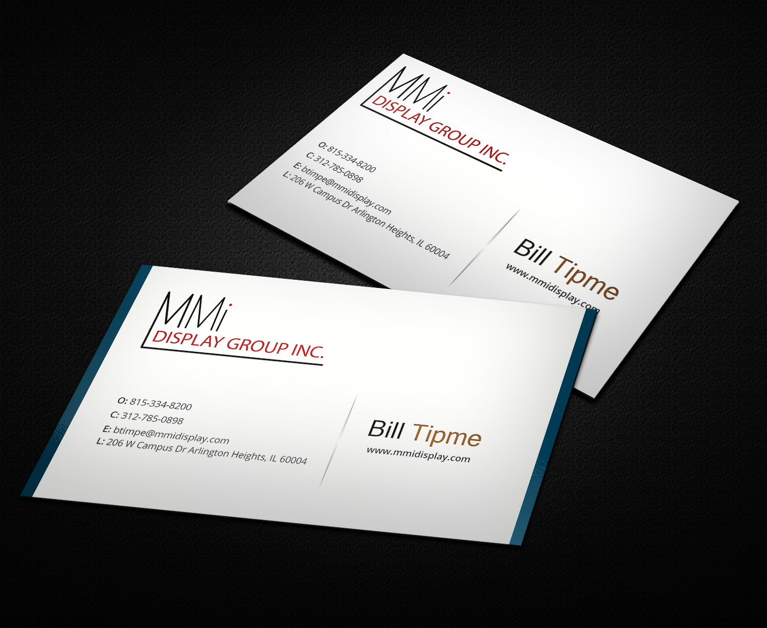 Business Card Design by Fardinkhan194 for MMI DISPLAY GROUP, INC. | Design #14613085