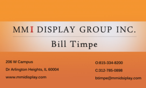 Business Card Design by Graphics passion for MMI DISPLAY GROUP, INC. | Design #14611449