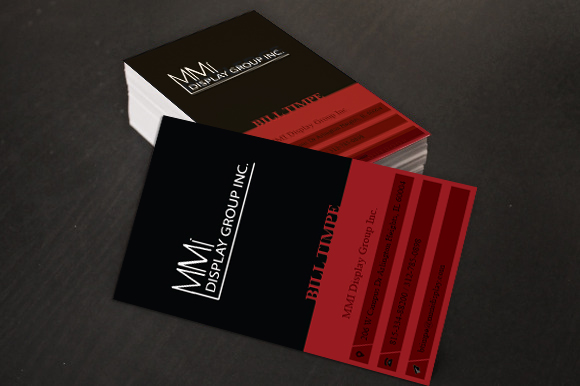 Design de Carte de Visite par D Creativez pour MMI DISPLAY GROUP, INC. | Design #14595793