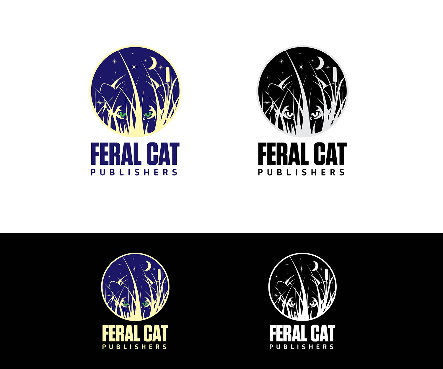 Logo Design by RoundYellow for Feral Cat Publishers | Design #14604694