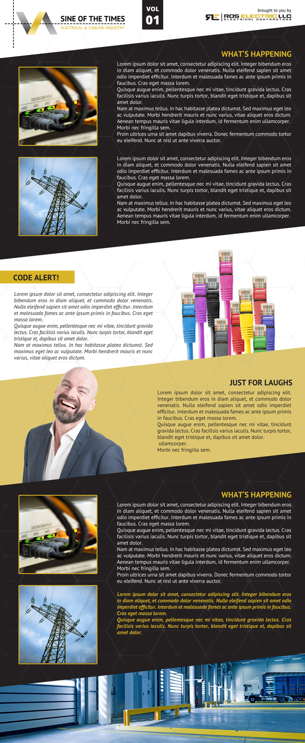 Newsletter Design by Andrey T for this project | Design #14611646